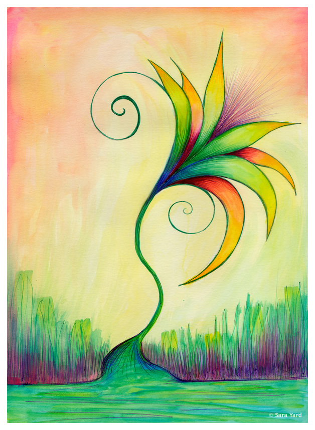 RainBow Flower by Delfinoui