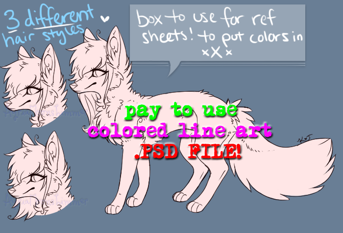 Scene Dog Lineart -DISCOUNTED-