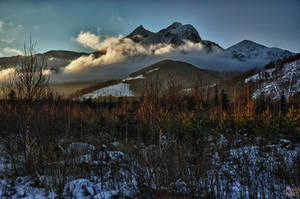 Sunset in High Tatras