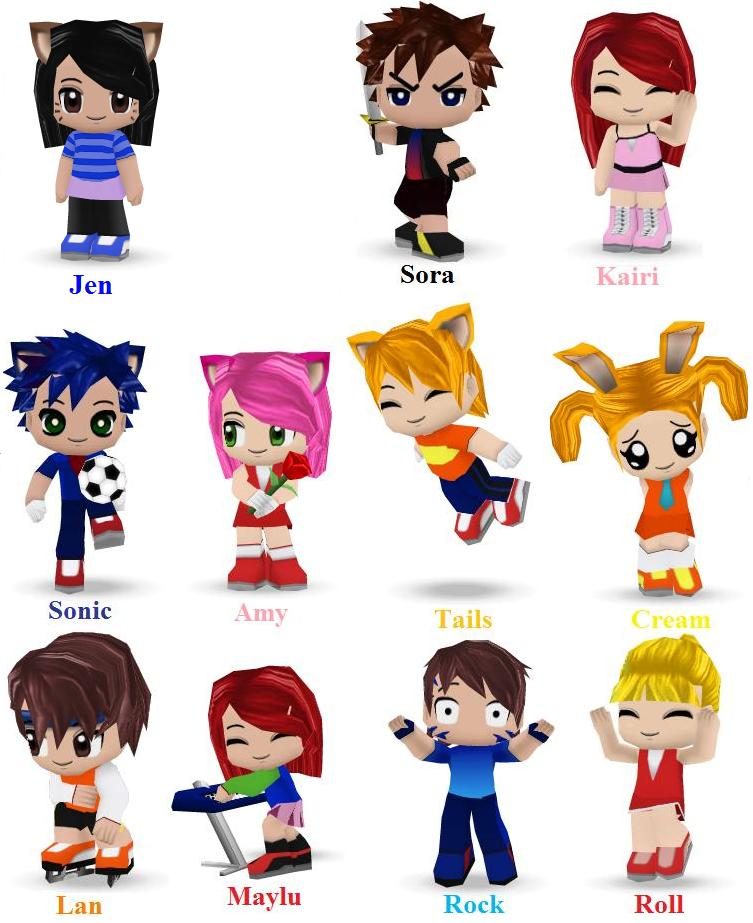 Buddy Poke characters