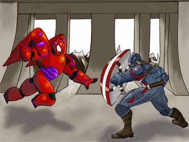 Baymax vs Cap