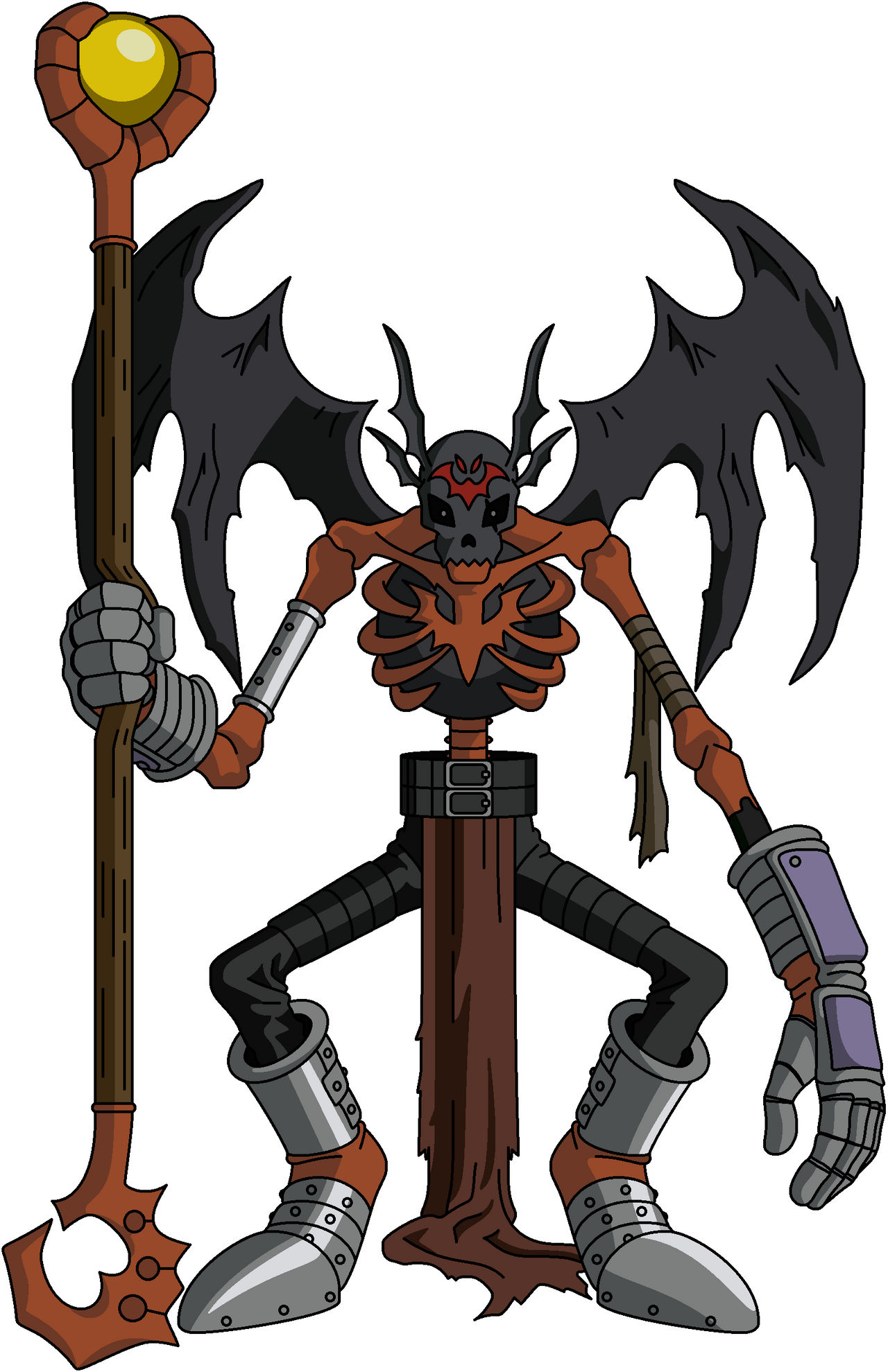 SkullSatamon 4 - Kurdish Digimon by pajero47 on DeviantArt