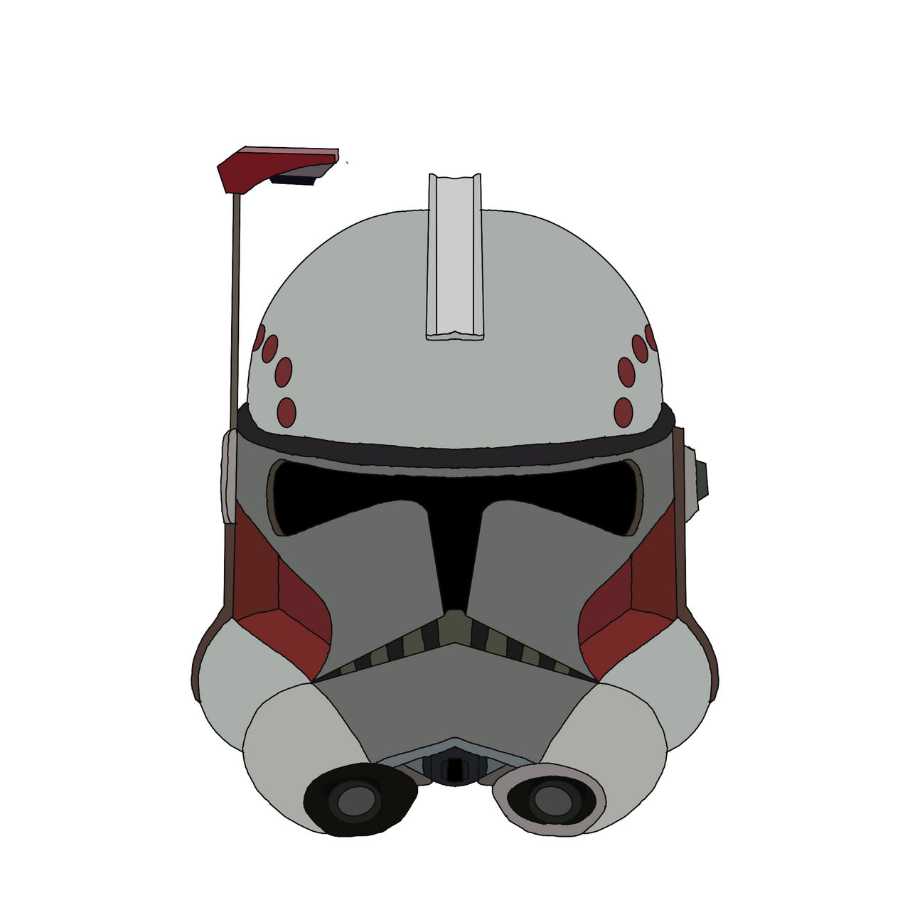 Clone Commander Hammer Arc Trooper Helmet by DaVirtualDaVinci on DeviantArt