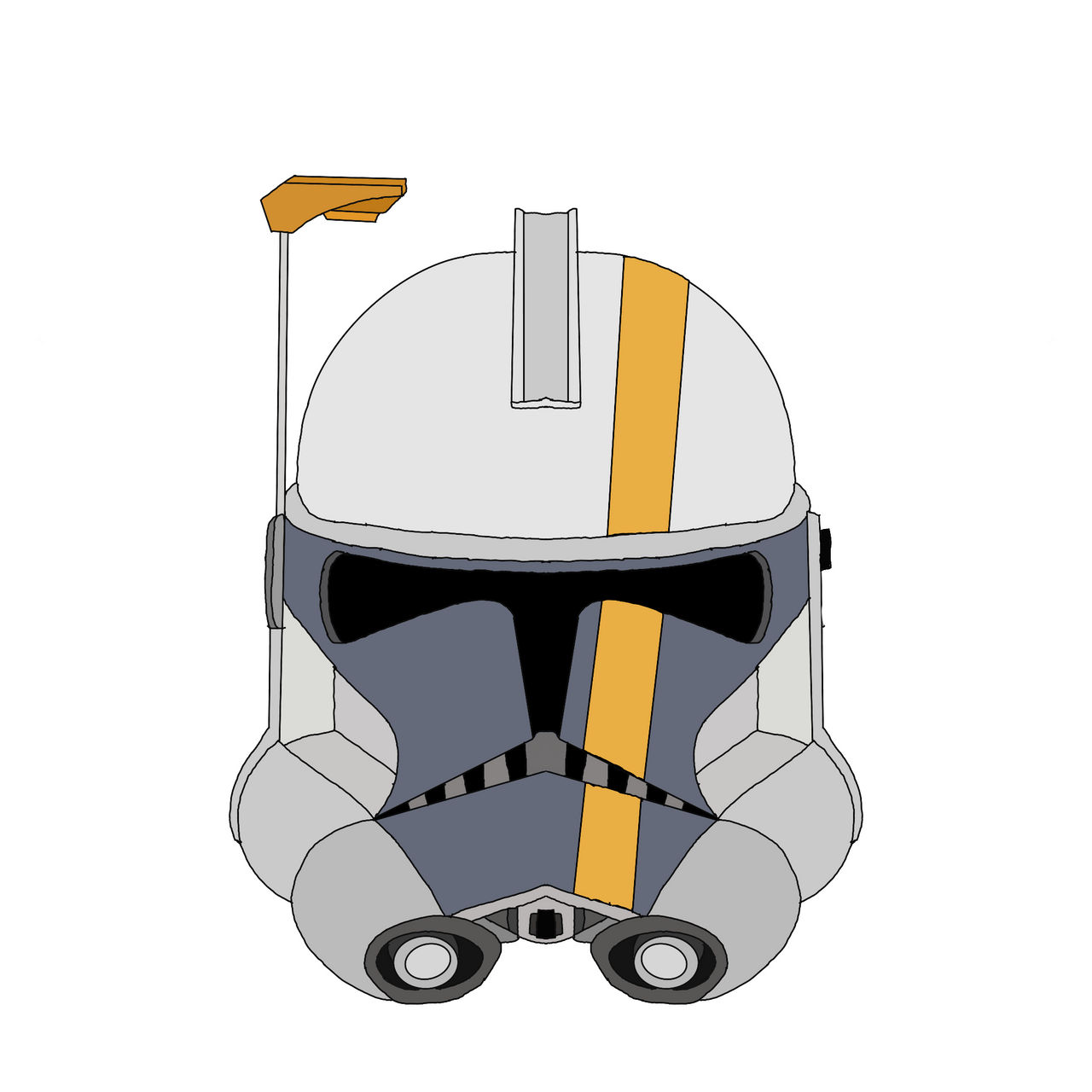 Draw Rip Commander Clone Trooper Helmet Drawing Just Drew The Phase 2 And Phase 1 Clone