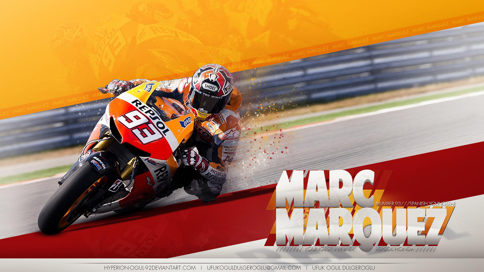 marc marquez wallpaper by hyperion ogul