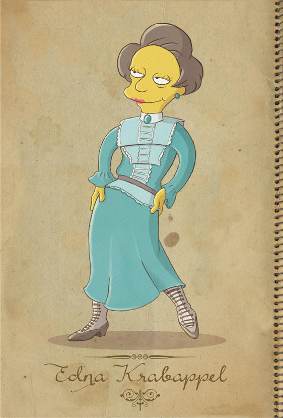 Edna Krabappel By Conny From France On Deviantart 