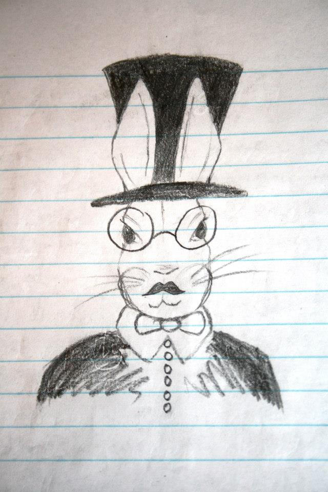 Top Hat Rabbit by Annekenanneke on DeviantArt