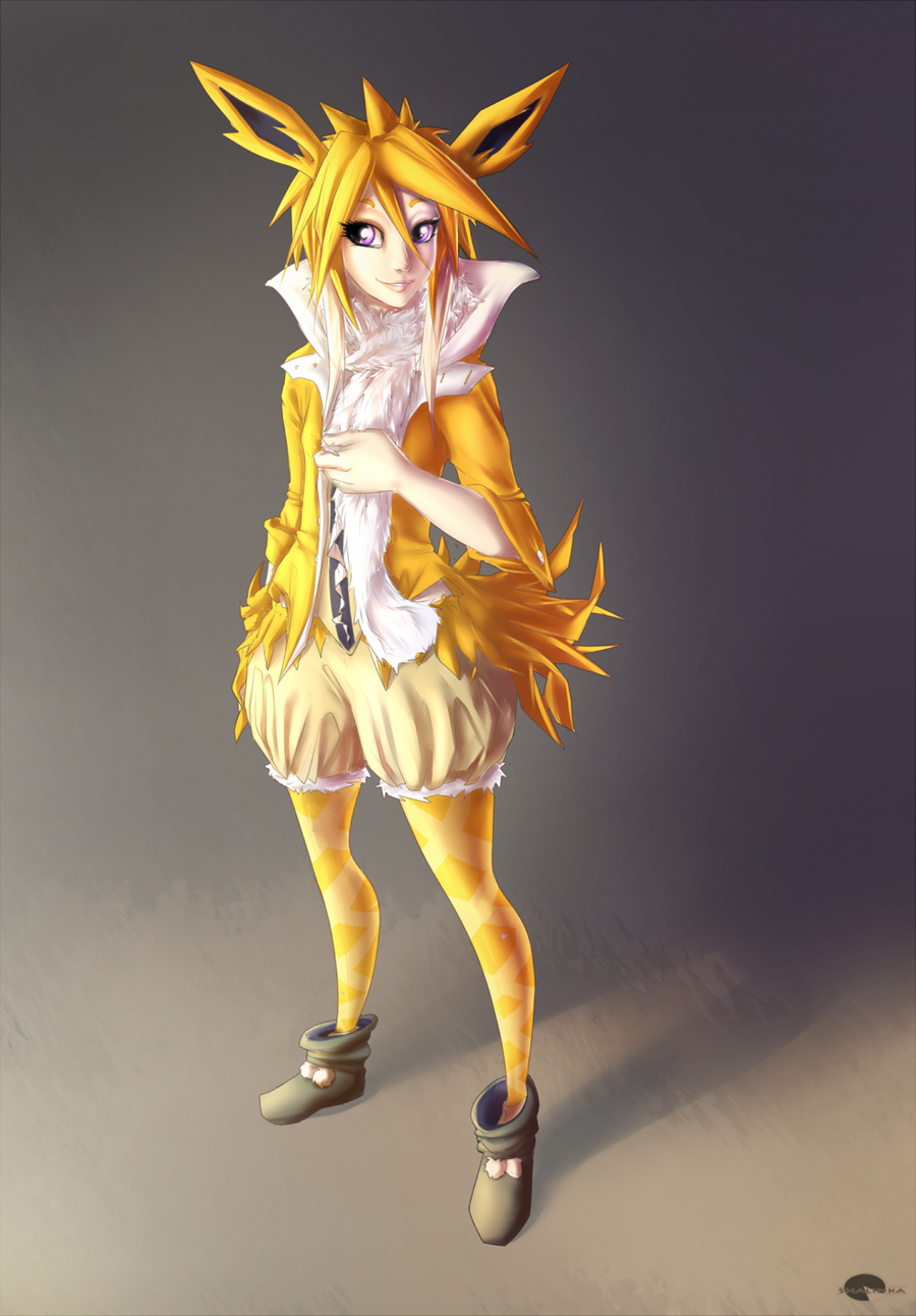 Mikha the Gijinka Jolteon