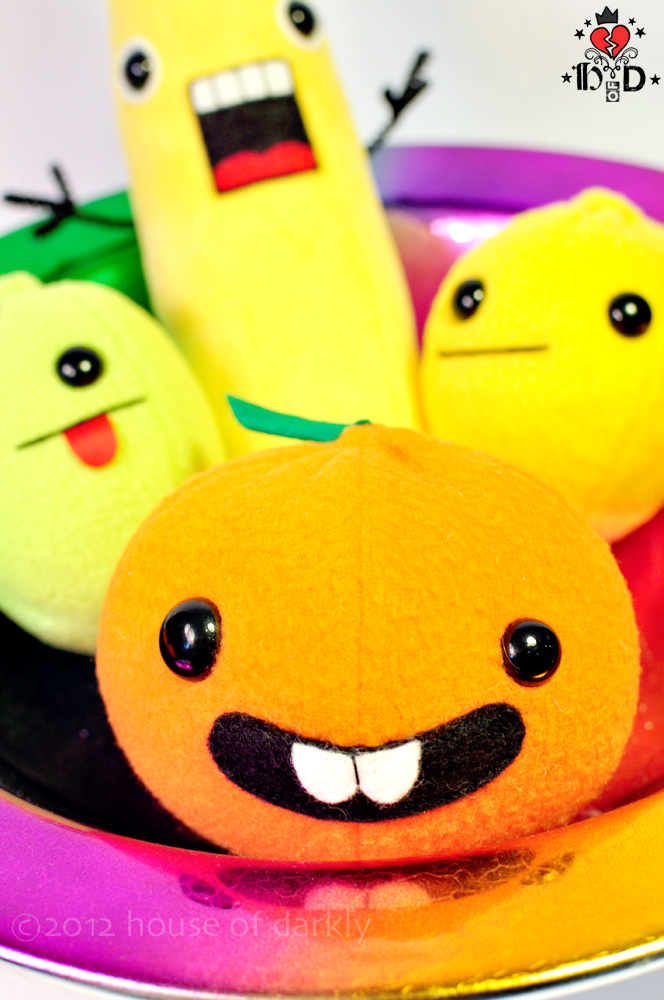 derpy smile Florida Orange plush by brokensymphony
