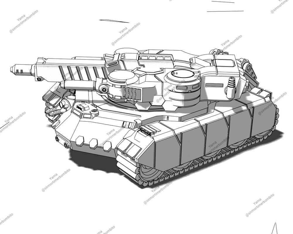 YAMA (MAIN BATTLE TANK) by SirMortimerBombito on DeviantArt