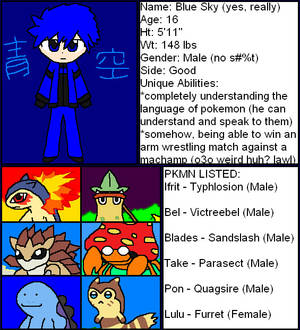 Blue info