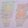 Freya and Japan swap clothes
