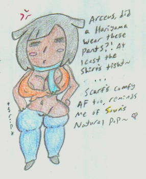 Selene dressed as Hestia