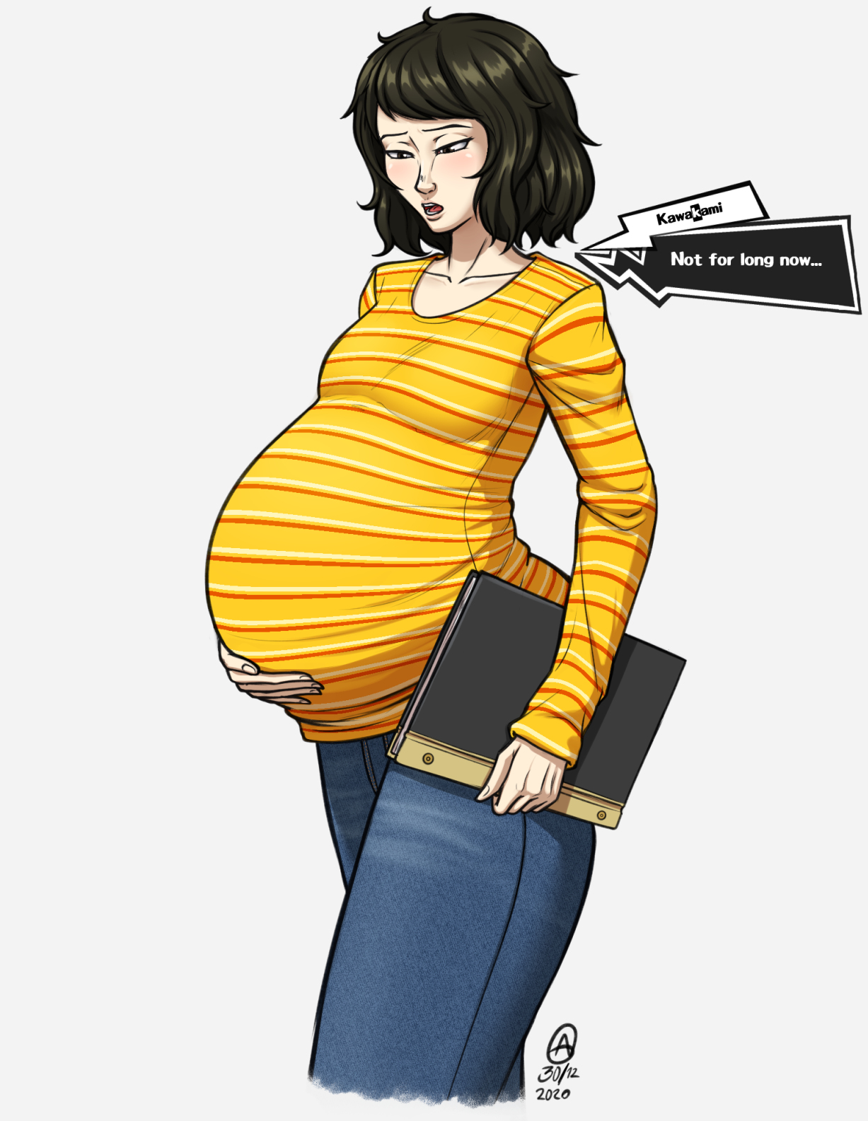 Random Sketch Preggo Kawakami Remake By A0IISA On DeviantArt random-sketch-preggo-kawakami-remake-by-a0iisa-on-deviantart