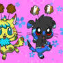 Open Jewelpuff Cats Set2