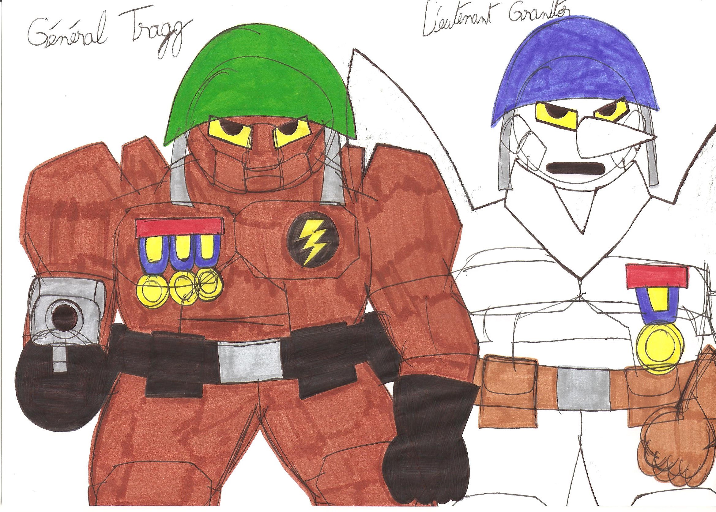 TMNT Gen.Tragg/Lt.Granitor by CARGOCAMP on DeviantArt