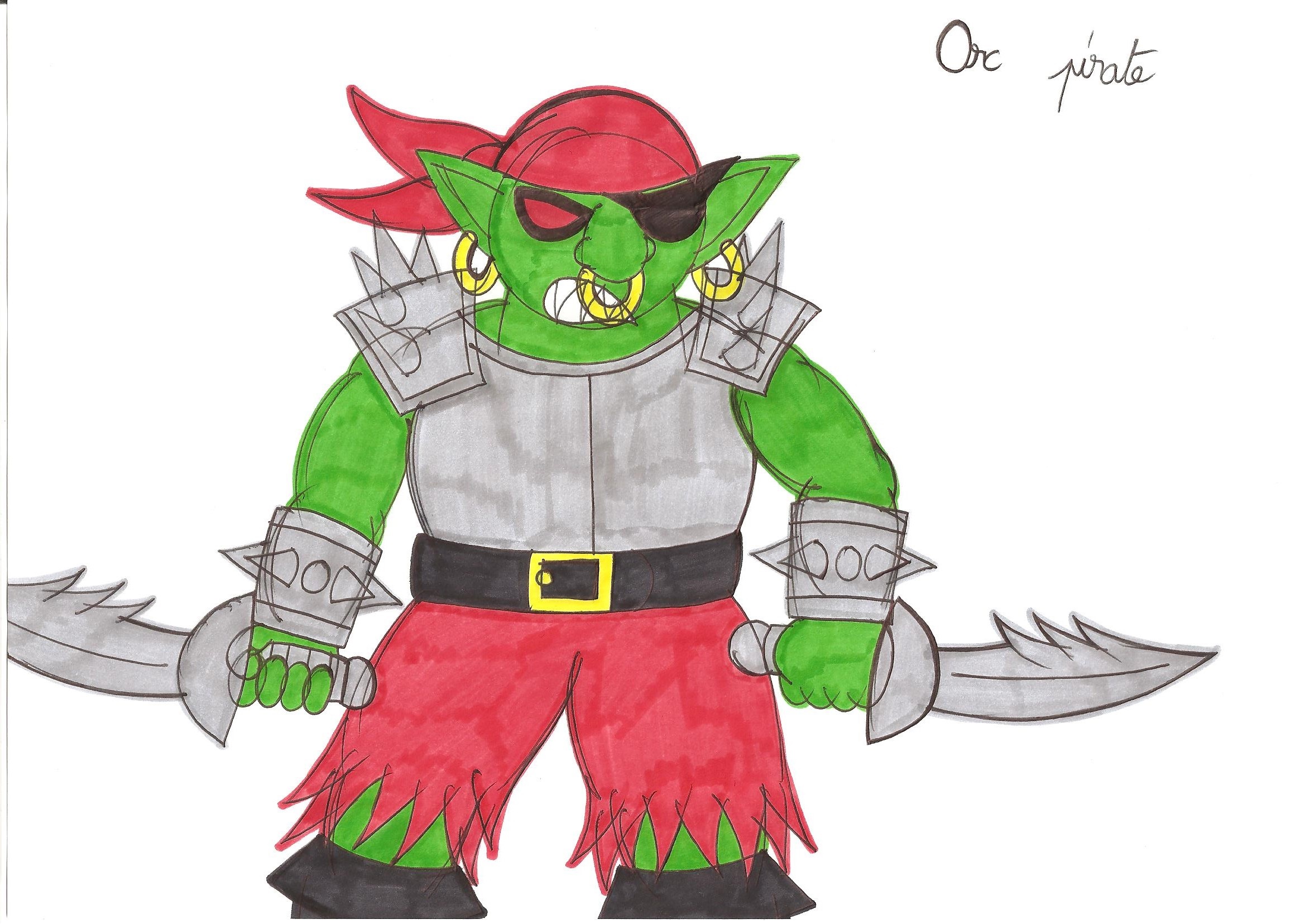 Warcraft II Orc Pirate