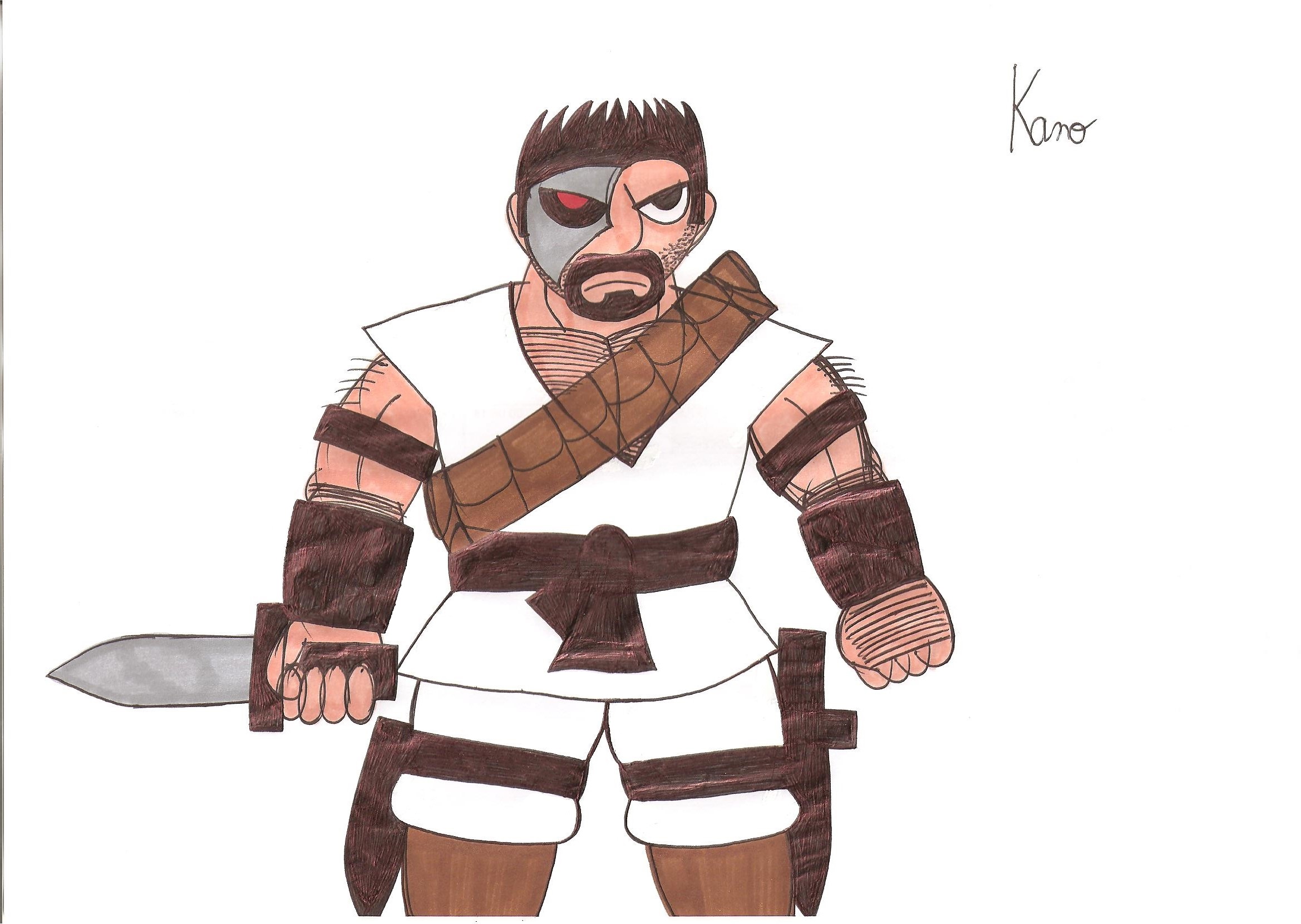 Mortal Kombat (1995) - Kano by RyuKangLivesAgain on DeviantArt