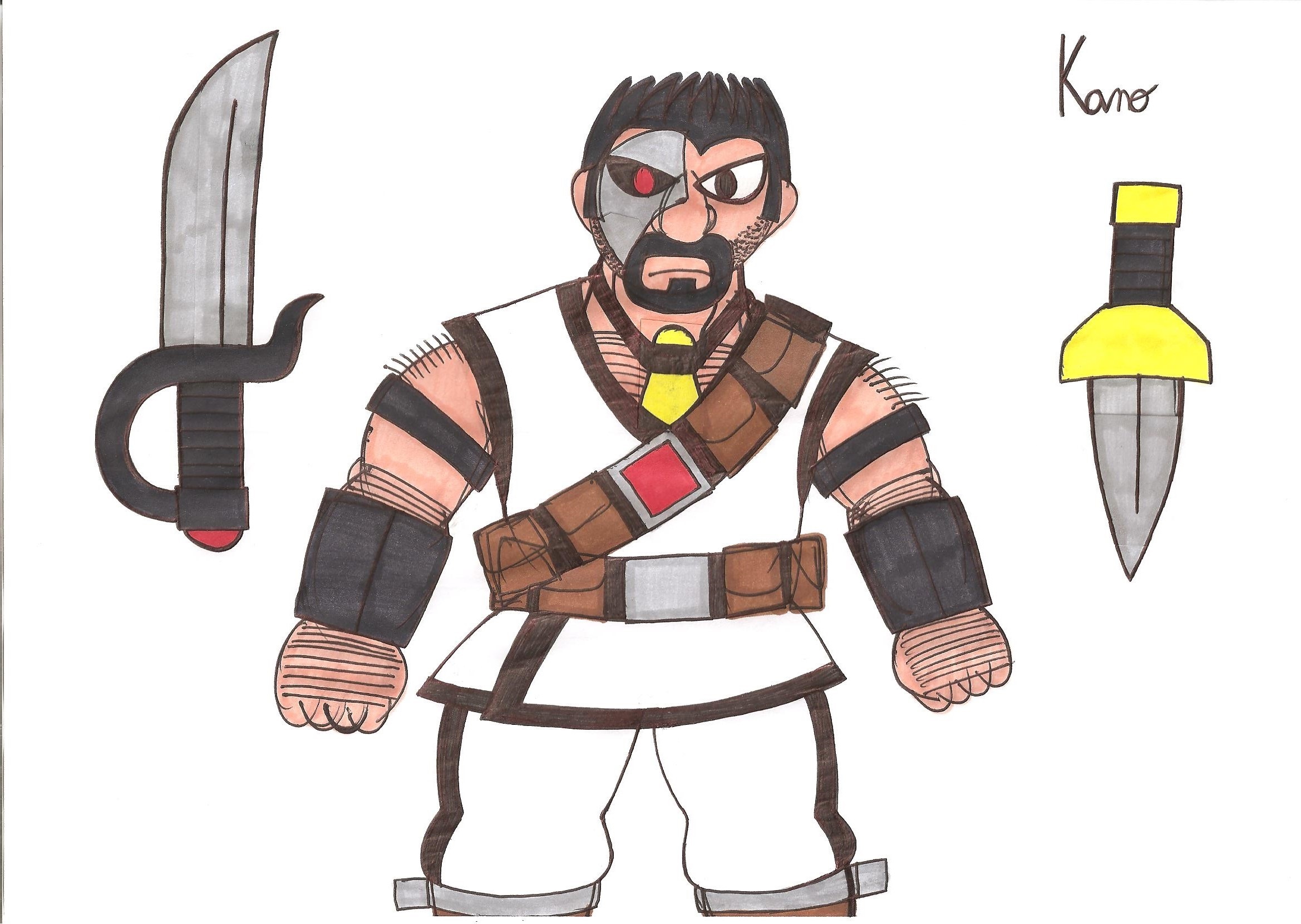 Mortal Kombat- Kano by GavinoElDiabloGuapo on DeviantArt