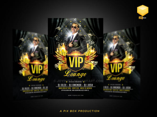 VIP LOUNGE FLYER TEMPLATE PSD by joydutt on DeviantArt