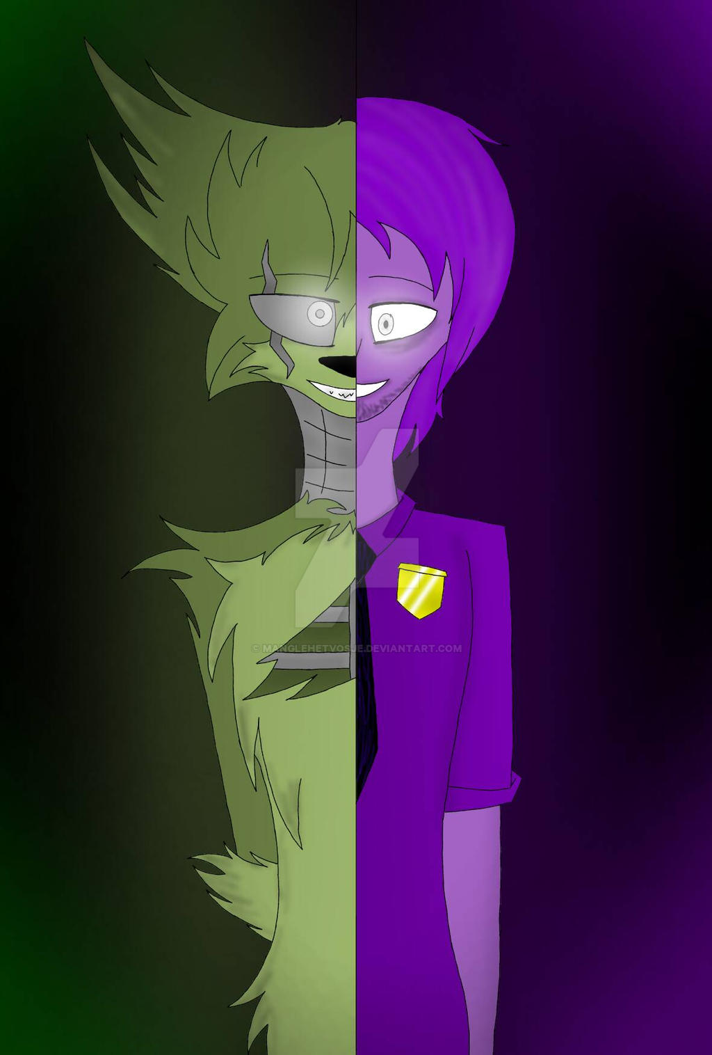 purple guy/springtrap by MangleHetVosje on DeviantArt