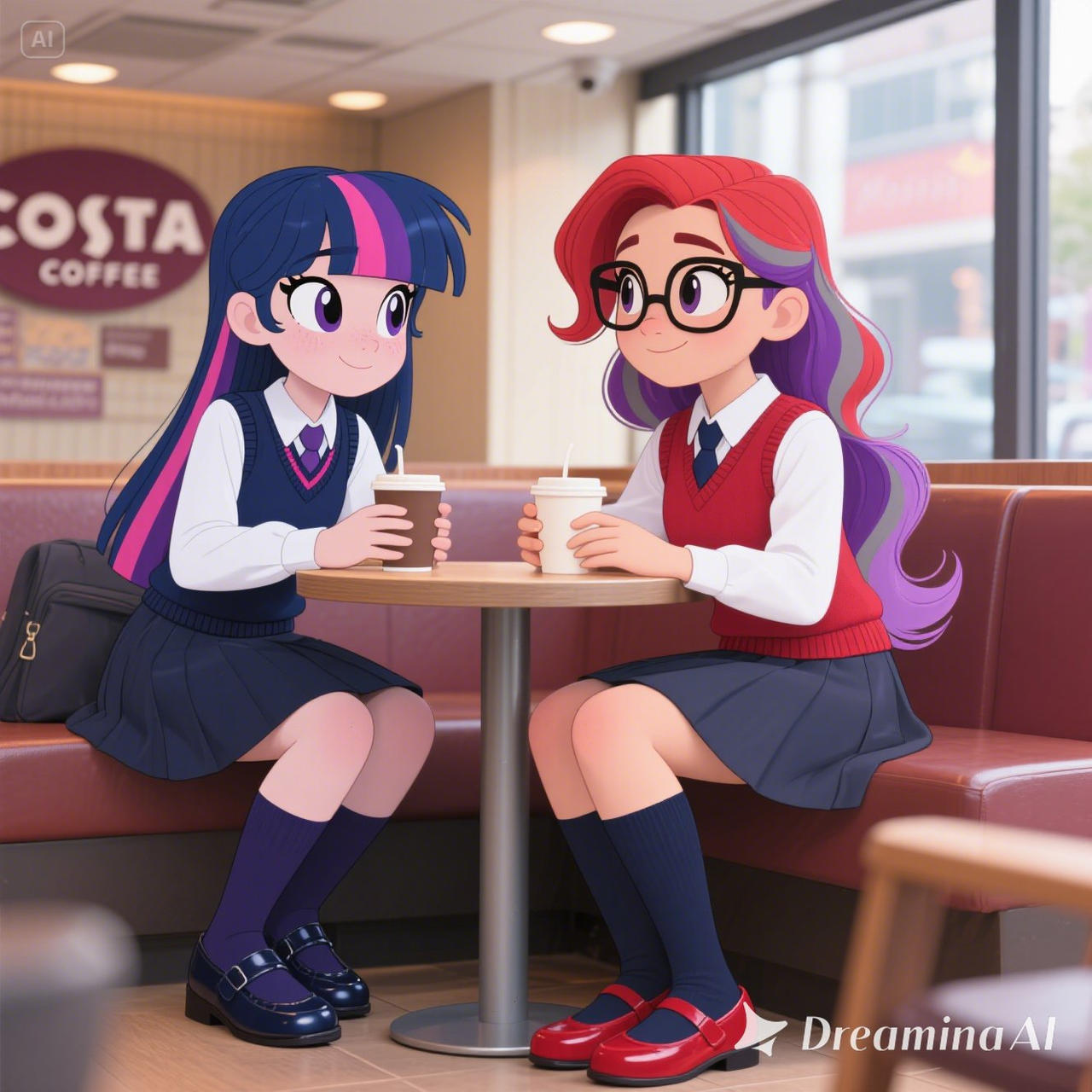 Moondancer Deviantart Twilight and Moondancer at a Costa Coffee by JoelFred on DeviantArt