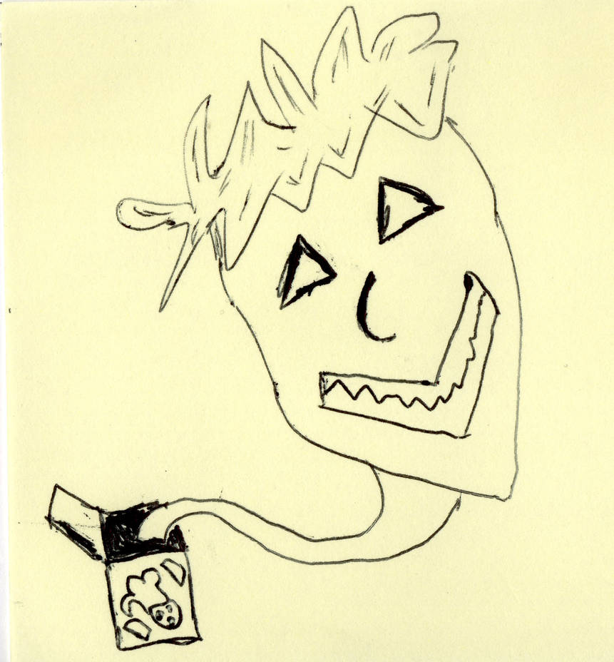 Sticky Note Monster #101 by duffosaur on DeviantArt