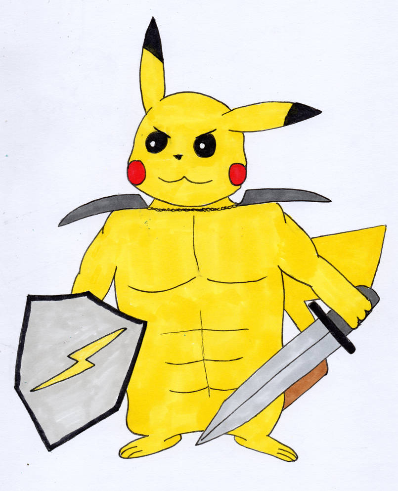 Warrior pickachu by duffosaur on DeviantArt
