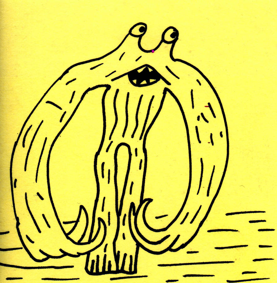 Sticky Note Monster #167 by duffosaur on DeviantArt