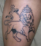 Sarah's Lion of Judah Tattoo