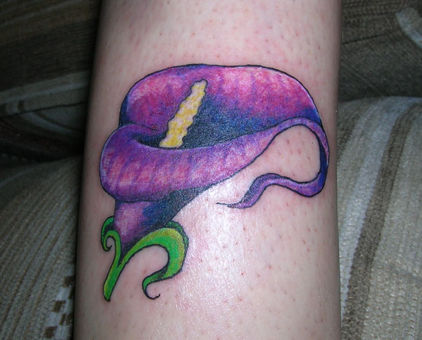 Susie's Lilly Tattoo