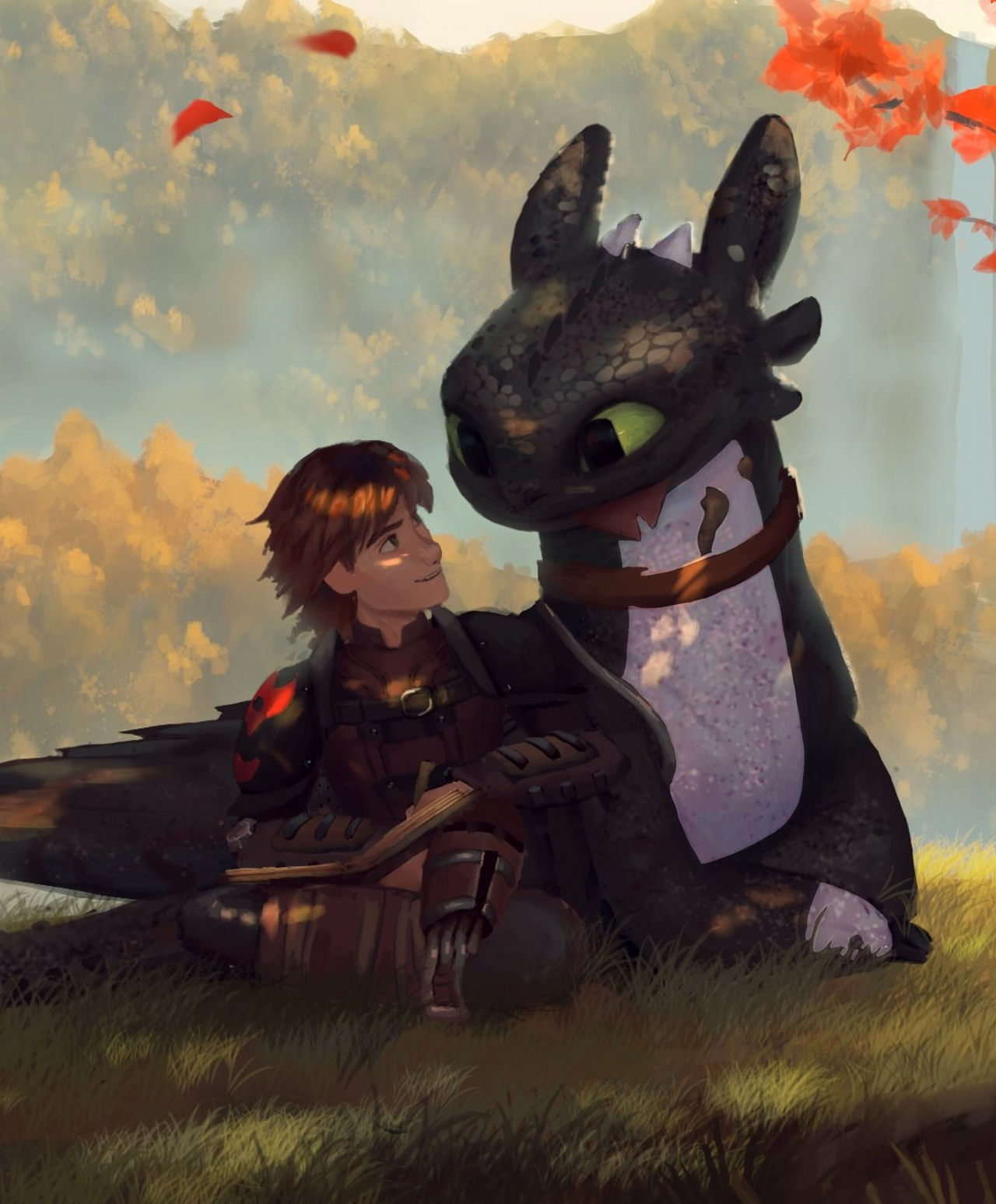What if Hiccup own Ruffrunner? by NightLightDragon001 on DeviantArt