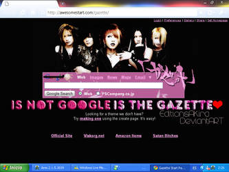 is not Google, is The GazettE