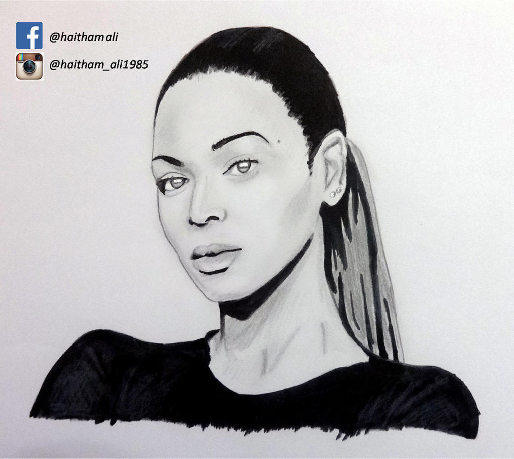 Beyonce Drawing by haithamali1985 on DeviantArt