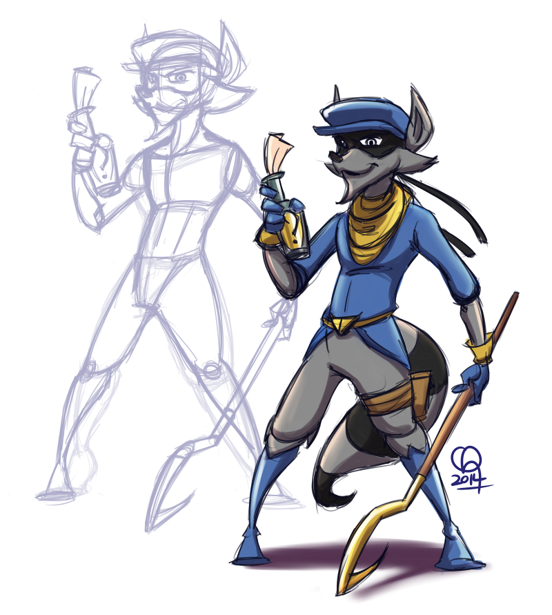 Daily Draw 2014 - Day 1 :: Sly Cooper