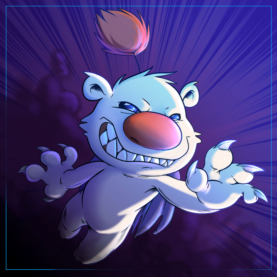Dark Moogle by StinaSketchbook on DeviantArt