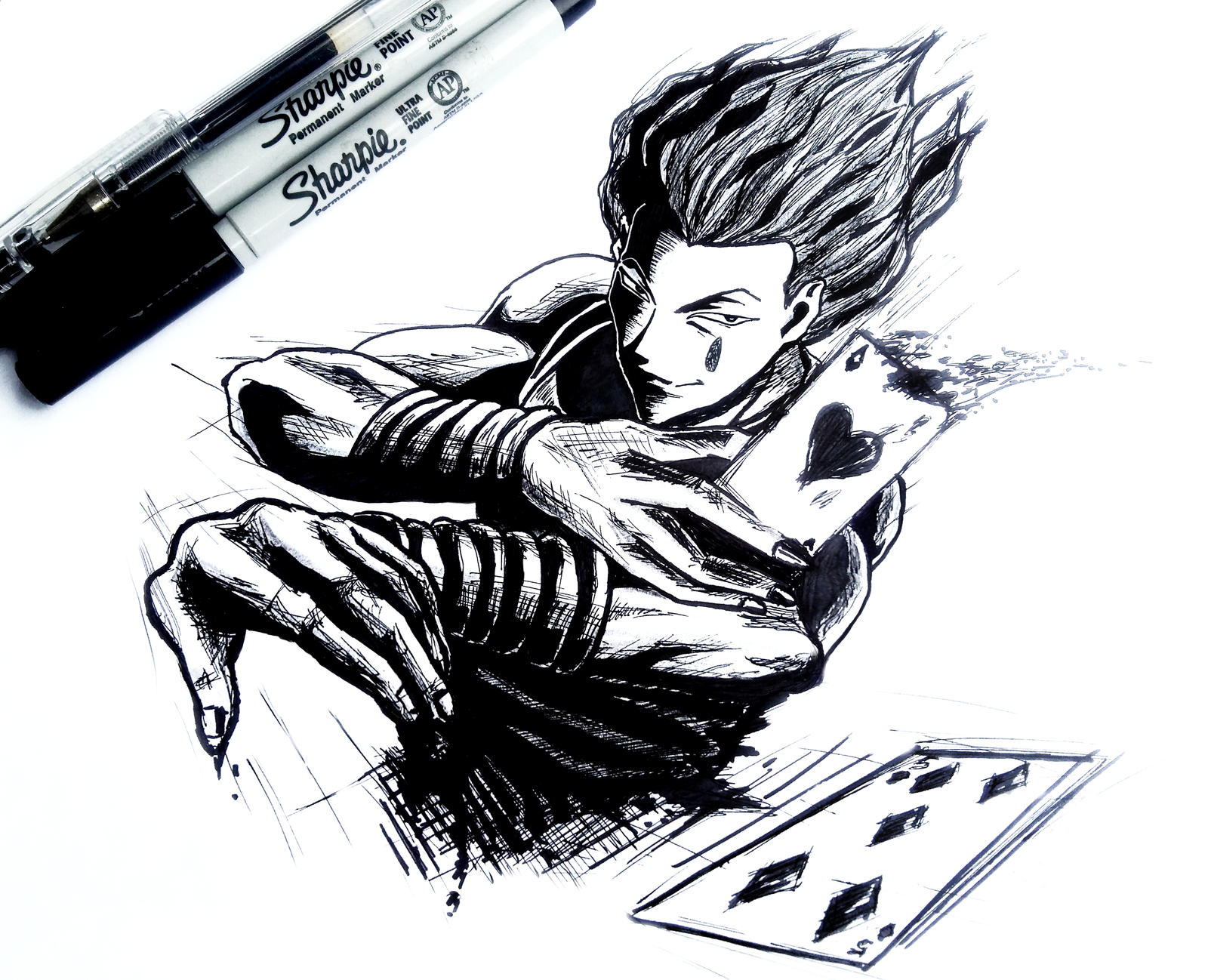 Hisoka drawing by SATOart on DeviantArt