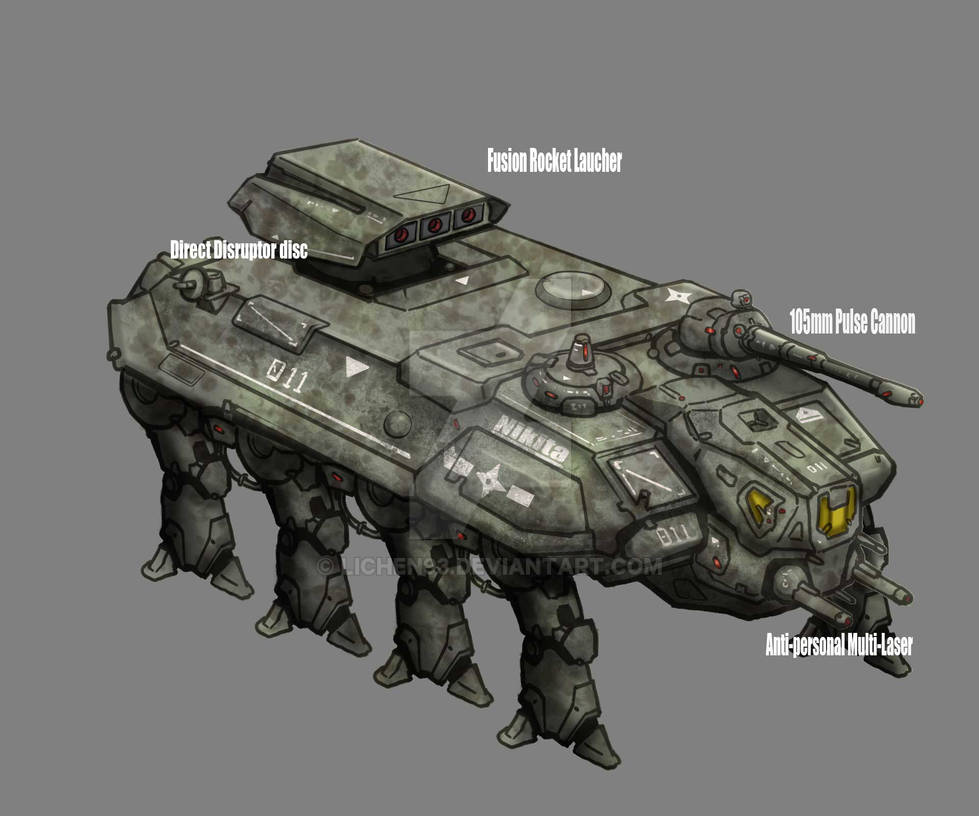 Tank Walk Marine Walker Tank by Lichen93 on DeviantArt