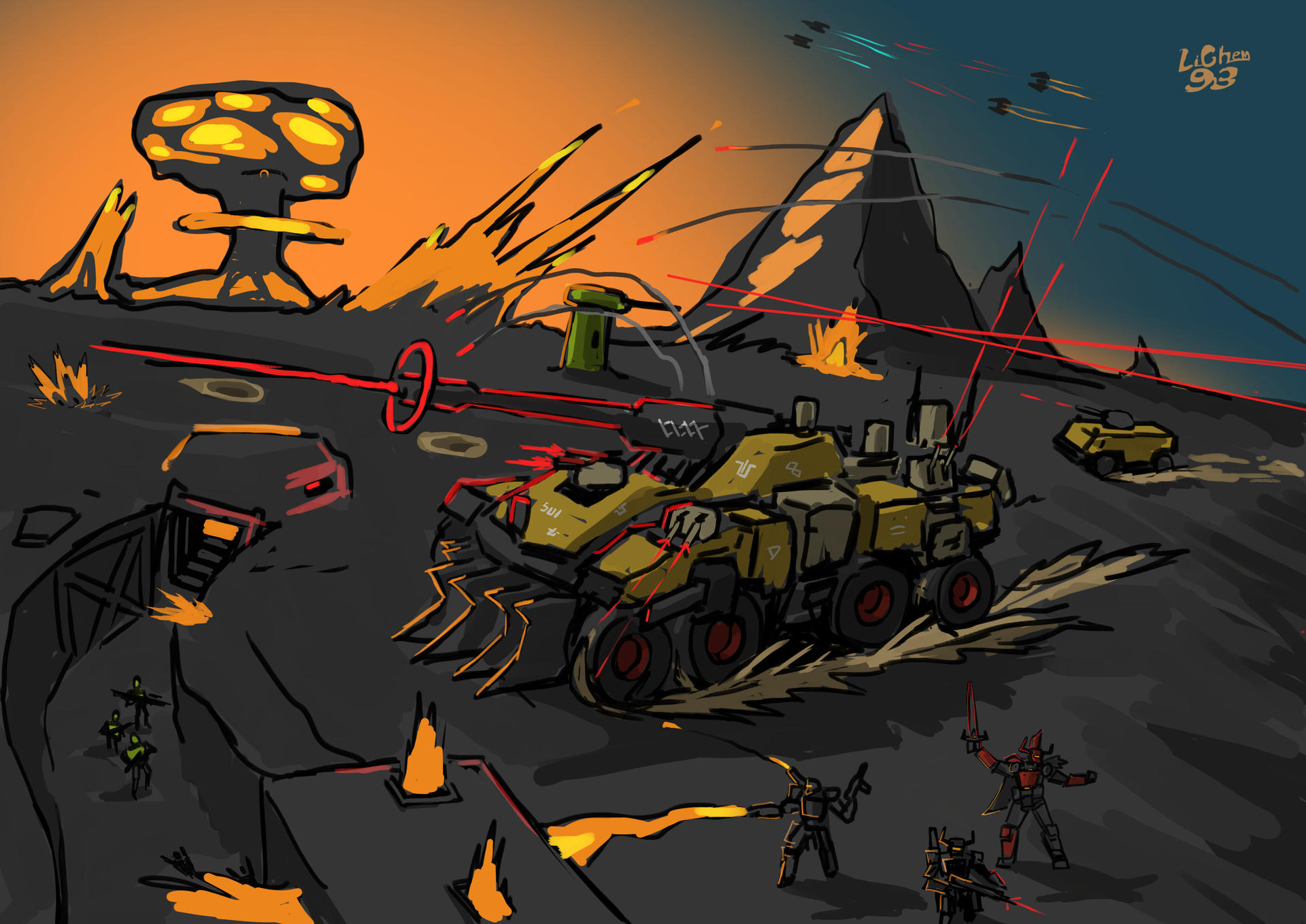 Tableau Battle Deviantart Battle by Lichen93 on DeviantArt