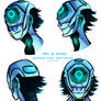 Humanoid Steel head design