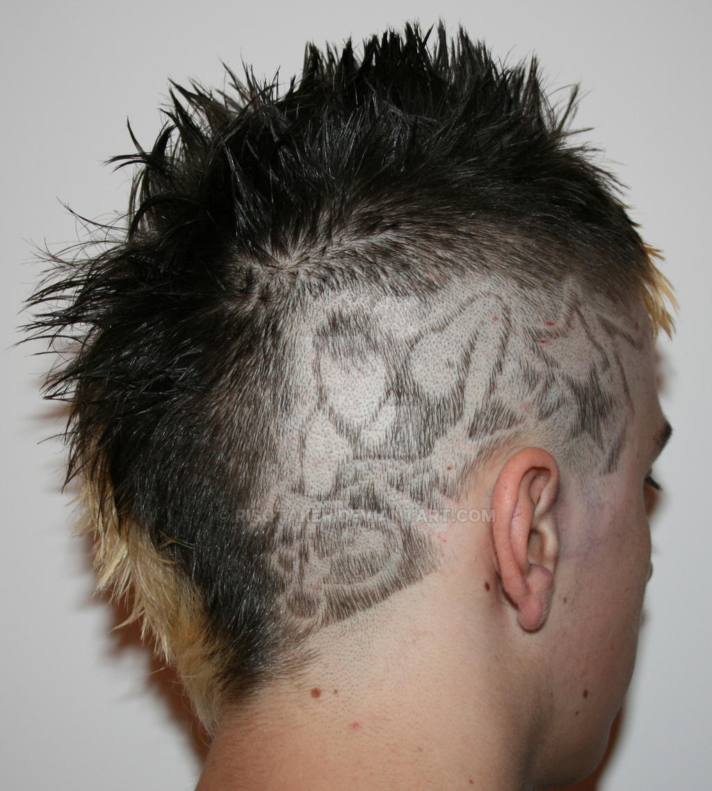 DJ and Stars Hair Etching by Risqtaker on DeviantArt