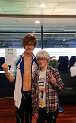 photo with Makoto from free! 