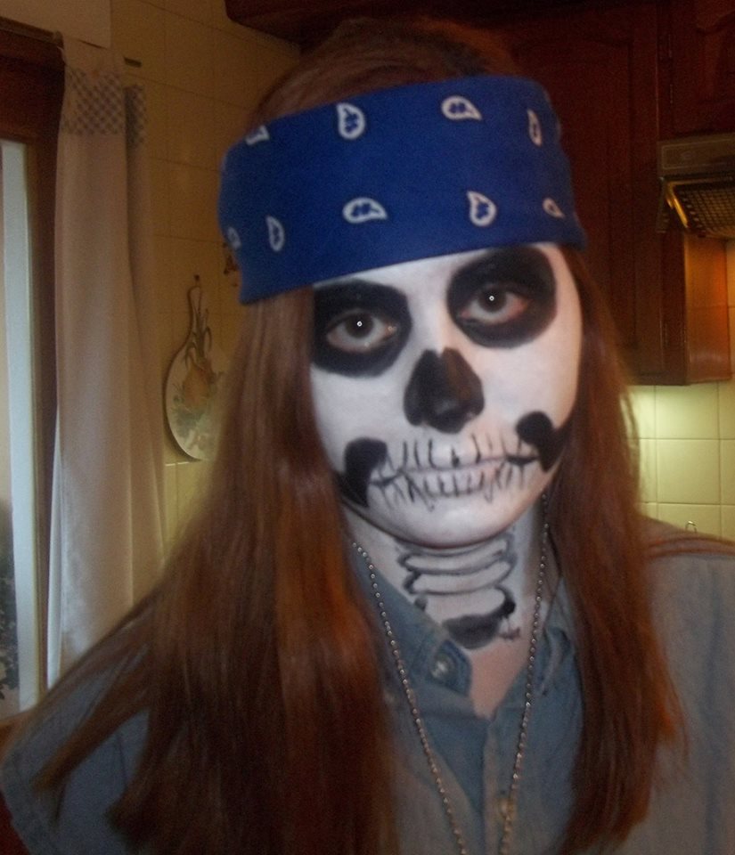 Axl Rose...skeleton? Trick Or Treat