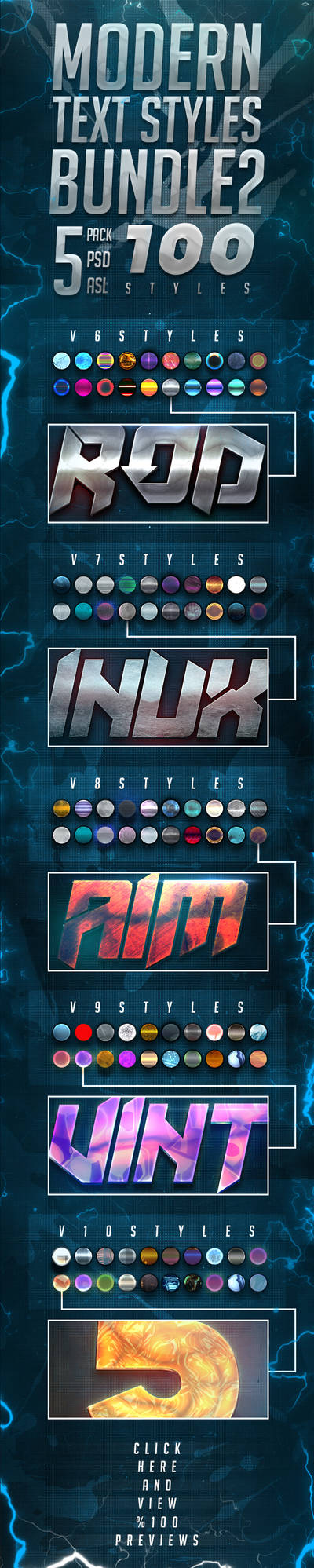 Modern Text Styles Bundle 2 Preview by Xemrind on DeviantArt