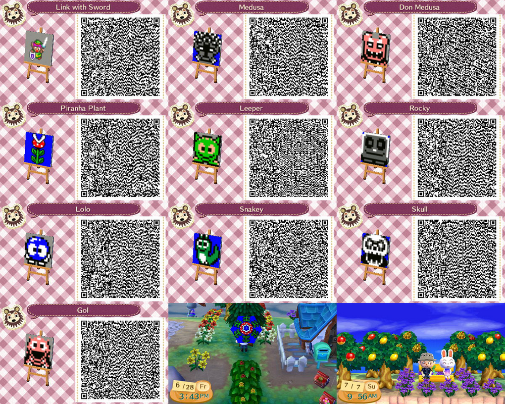 Animal crossing new leaf qr code > The cat clans ( thunderclan