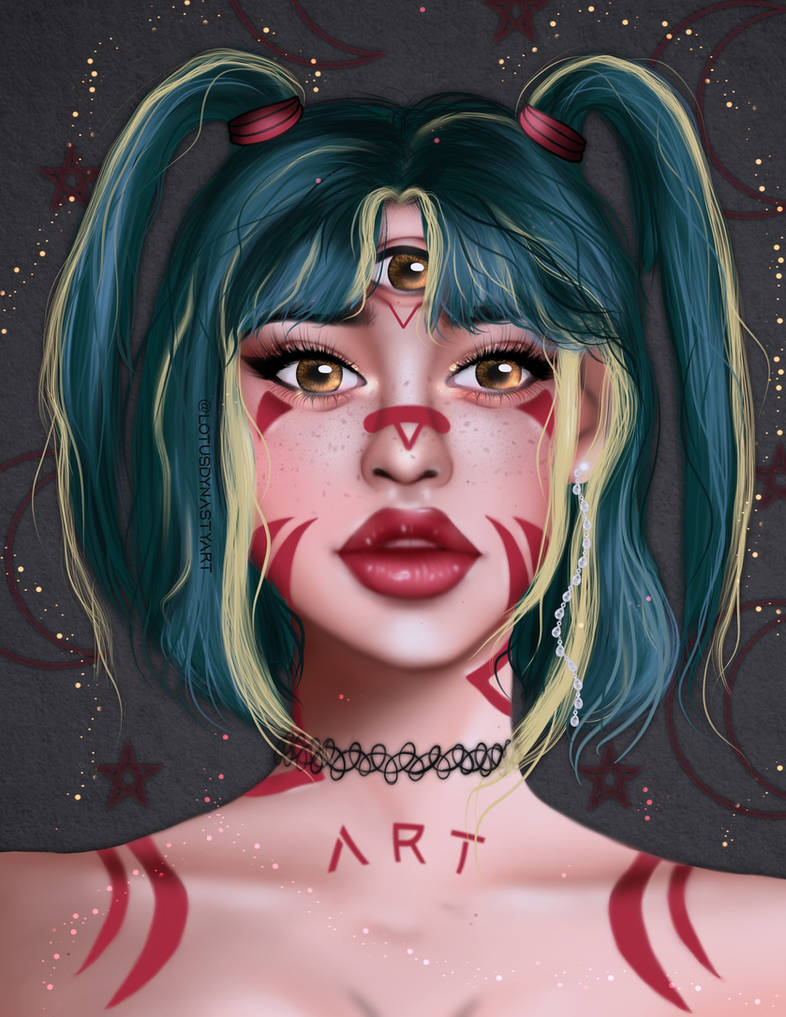 3rd Eye Girl by LotusDynastyArt on DeviantArt