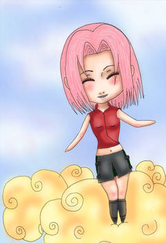 Fly High_ Chibi sakura haruno