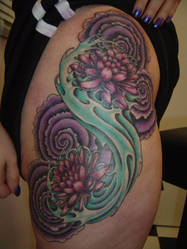 water lilly hip piece