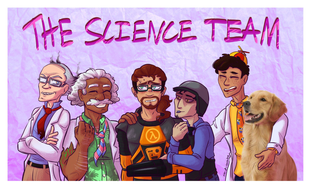 The Science Team by Pile-of-Trashley on DeviantArt
