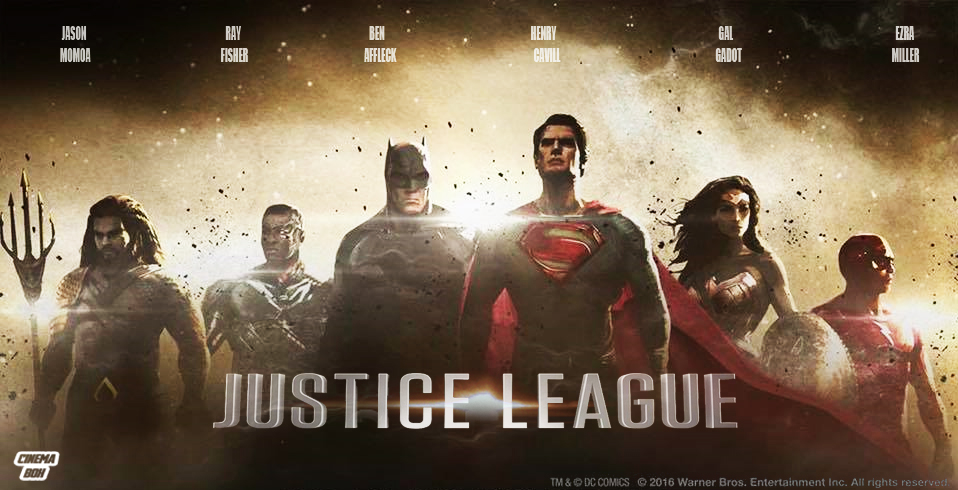 The Justice League official  Movie  Banner